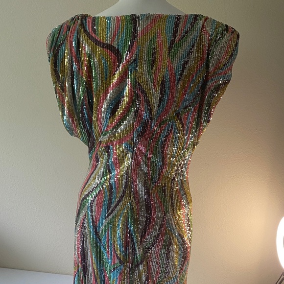 Fashion Nova Vibrant Sequin Dress - Picture 4 of 16